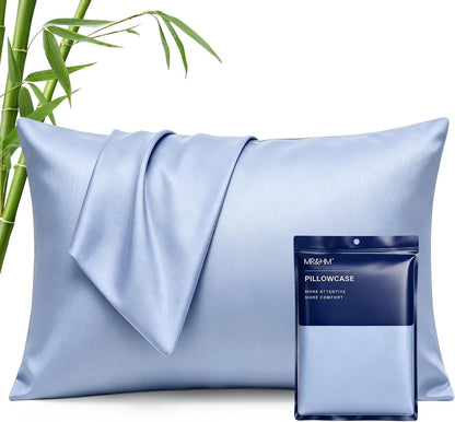 King Pillowcase Set of 2, Cooling & Breathable, Dark Grey, 20"x36"
