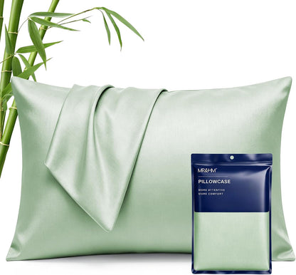 King Pillowcase Set of 2, Cooling & Breathable, Dark Grey, 20"x36"