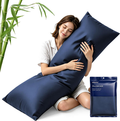 King Pillowcase Set of 2, Cooling & Breathable, Dark Grey, 20"x36"