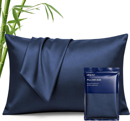 King Pillowcase Set of 2, Cooling & Breathable, Dark Grey, 20"x36"