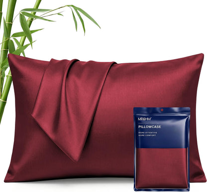 King Pillowcase Set of 2, Cooling & Breathable, Dark Grey, 20"x36"