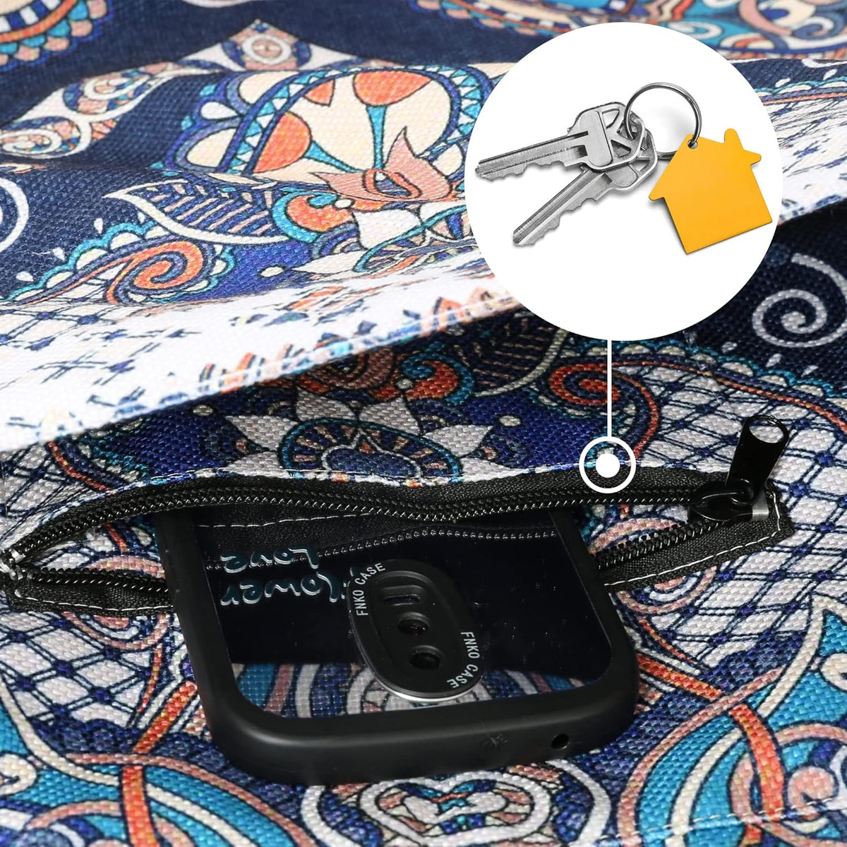 Yoga Mat Bag - Long Tote with Pockets - Holds More Yoga Accessories - Yoga Bag Fit Most Size Mats - Yoga Mat Carrier