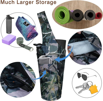 Yoga Mat Bag - Long Tote with Pockets - Holds More Yoga Accessories - Yoga Bag Fit Most Size Mats - Yoga Mat Carrier