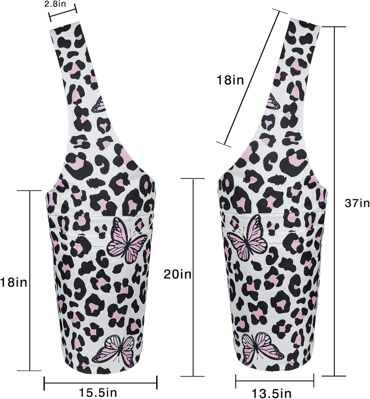 Yoga Mat Bag - Long Tote with Pockets - Holds More Yoga Accessories - Yoga Bag Fit Most Size Mats - Yoga Mat Carrier