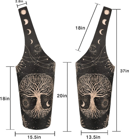 Yoga Mat Bag - Long Tote with Pockets - Holds More Yoga Accessories - Yoga Bag Fit Most Size Mats - Yoga Mat Carrier