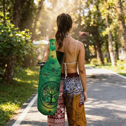 Yoga Mat Bag - Long Tote with Pockets - Holds More Yoga Accessories - Yoga Bag Fit Most Size Mats - Yoga Mat Carrier