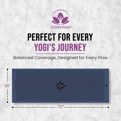 Hot Yoga Mat Towel – Non-Slip Grip for Hot Yoga, Sweat Absorbent, Honeycomb Silicone Grip, Stays Flat – Ideal for Pilates, Travel, Washable & Lightweight - Gray