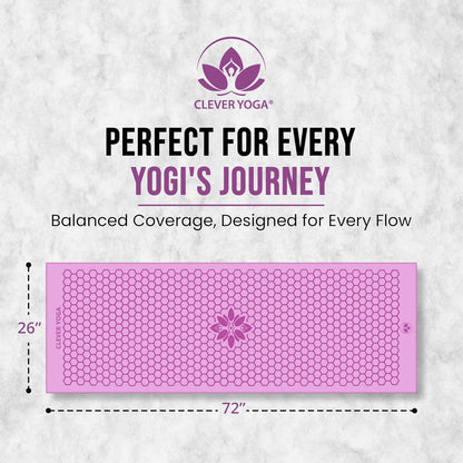 Hot Yoga Mat Towel – Non-Slip Grip for Hot Yoga, Sweat Absorbent, Honeycomb Silicone Grip, Stays Flat – Ideal for Pilates, Travel, Washable & Lightweight - Gray