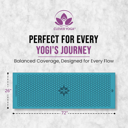 Hot Yoga Mat Towel – Non-Slip Grip for Hot Yoga, Sweat Absorbent, Honeycomb Silicone Grip, Stays Flat – Ideal for Pilates, Travel, Washable & Lightweight - Gray