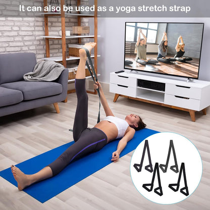 4PCS Yoga Mat Carrier Strap, Adjustable Yoga Mat Strap Carrier for Exercise/Travel/Gym, Mat Holder Sling Carrier