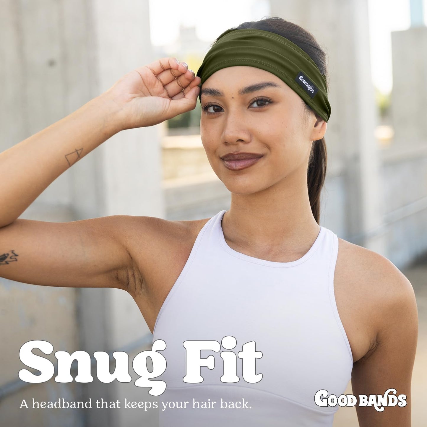 Sweatband for Men and Women - Unisex Non Slip Headband that Wicks Moisture and Eliminates Excess Sweat - Durable & Long-Lasting - Running, Sports, Gym