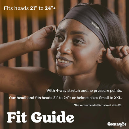 Sweatband for Men and Women - Unisex Non Slip Headband that Wicks Moisture and Eliminates Excess Sweat - Durable & Long-Lasting - Running, Sports, Gym