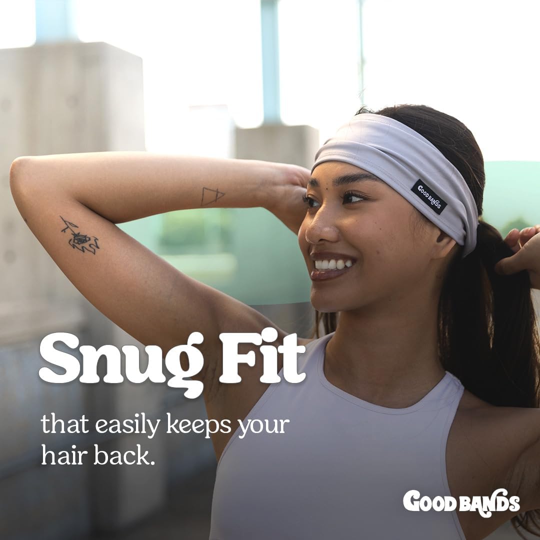 Sweatband for Men and Women - Unisex Non Slip Headband that Wicks Moisture and Eliminates Excess Sweat - Durable & Long-Lasting - Running, Sports, Gym