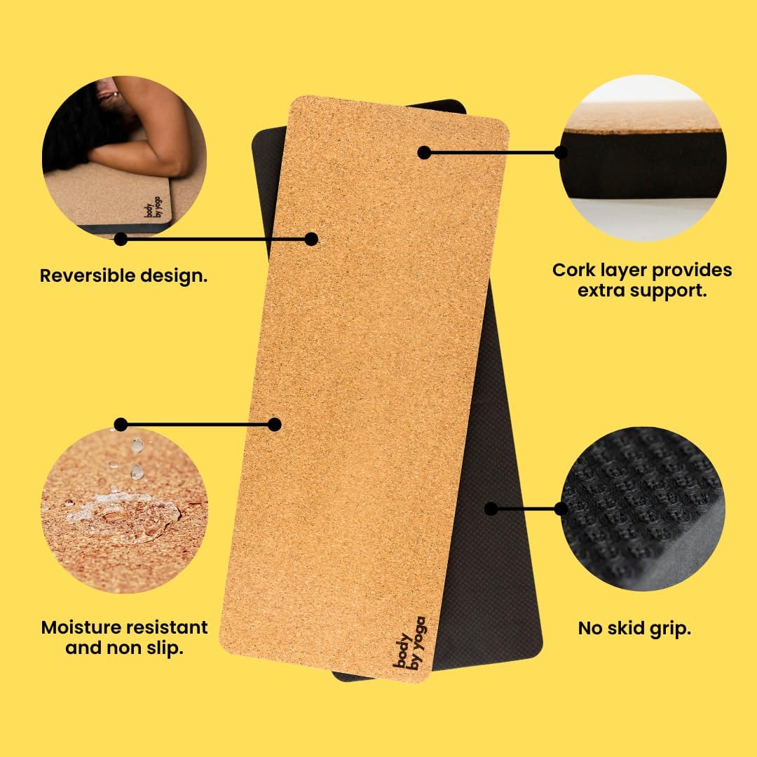 Premium Yoga Knee Pad Cushion – Extra Thick Support for Knees, Elbows & Headstands | All the Comfort of an Extra Thick Yoga Mat with the Stability You Need for Standing Poses | Reversible Non-Slip Grip | Ideal for Yoga & Pilates Knee Pads