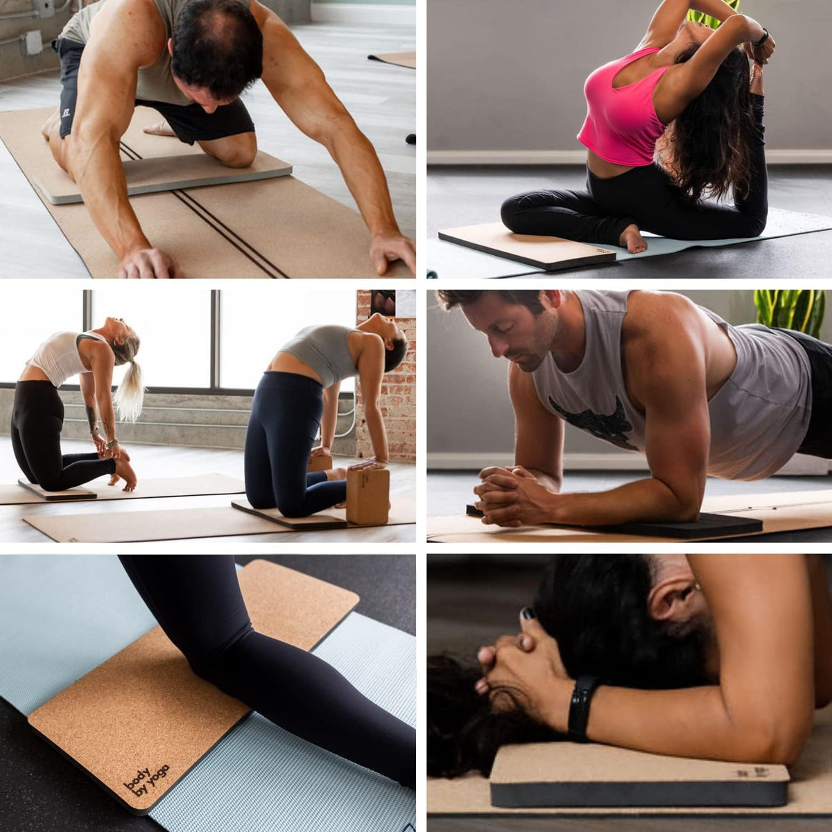 Premium Yoga Knee Pad Cushion – Extra Thick Support for Knees, Elbows & Headstands | All the Comfort of an Extra Thick Yoga Mat with the Stability You Need for Standing Poses | Reversible Non-Slip Grip | Ideal for Yoga & Pilates Knee Pads