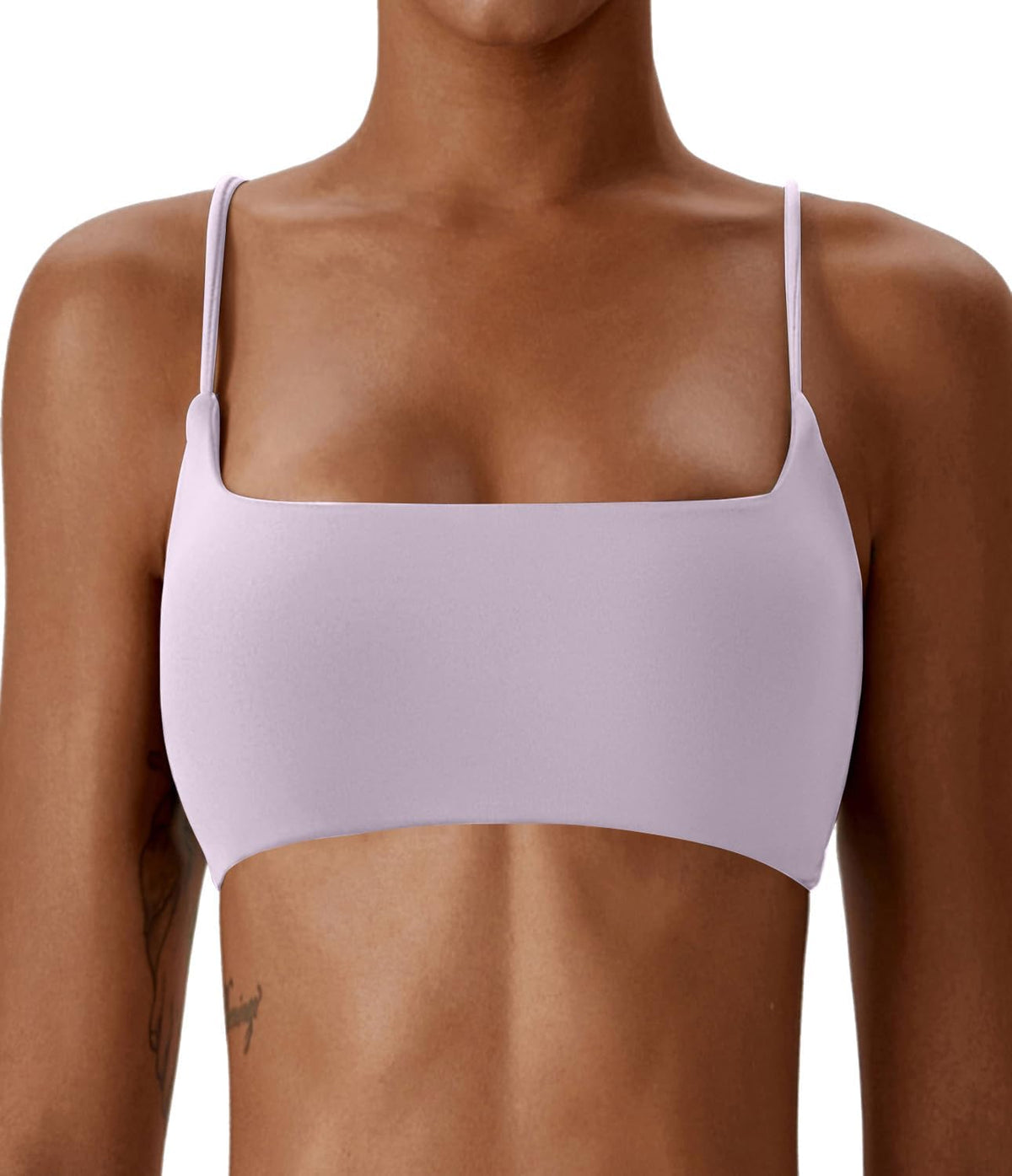 Women's Sports Bras Wirefree Racerback Workout Bras Sexy Thin Straps Yoga Sport Bras with Removable Pads