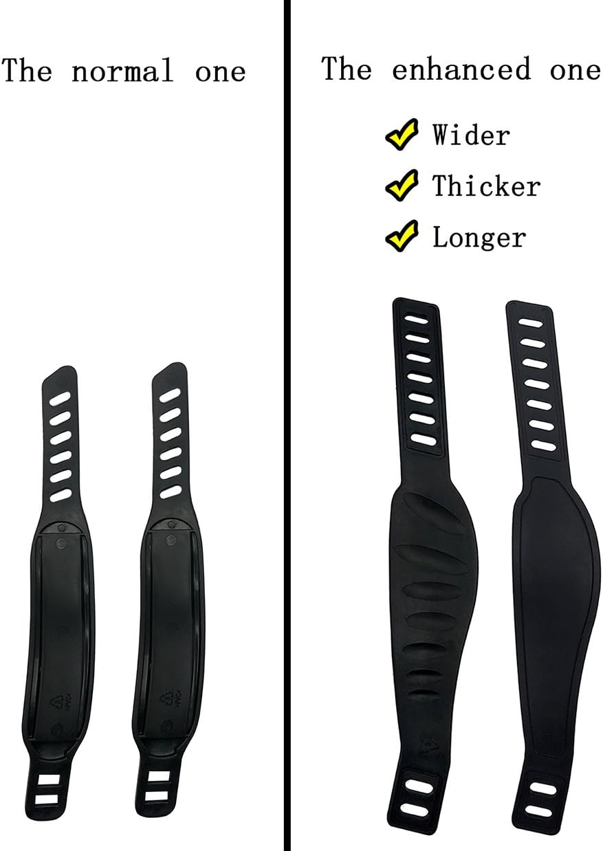 A Pair Exercise Bike Pedal Straps and Widened Straps for Exercise Bike Bicycle Cycle Home or Gym