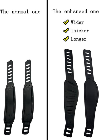 A Pair Exercise Bike Pedal Straps and Widened Straps for Exercise Bike Bicycle Cycle Home or Gym