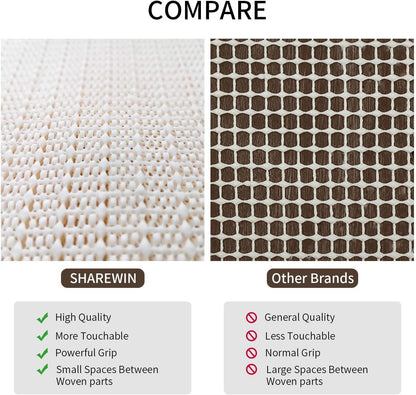 3x5 Non-Slip Area Rug Pad Gripper for Any Hard Surface Floors Keep Your Rugs Safe and in Place