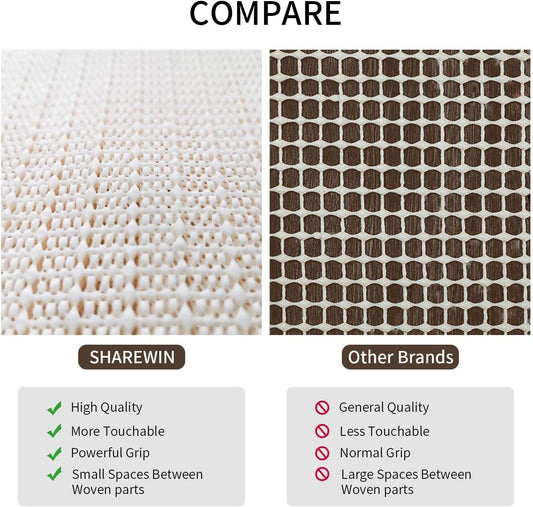 3x5 Non-Slip Area Rug Pad Gripper for Any Hard Surface Floors Keep Your Rugs Safe and in Place