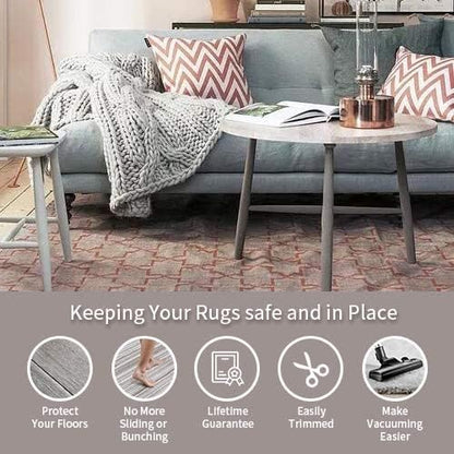 3x5 Non-Slip Area Rug Pad Gripper for Any Hard Surface Floors Keep Your Rugs Safe and in Place