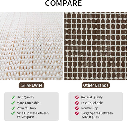 3x5 Non-Slip Area Rug Pad Gripper for Any Hard Surface Floors Keep Your Rugs Safe and in Place