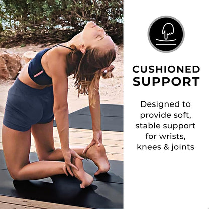 Ultra Grip Pro Yoga Mat – Extreme Non-Slip Grip for Dry & Sweaty Practice, Alignment Lines, Cushioned Support, Extra Wide 72 x 26 in, for Yoga, Pilates & Hot Yoga