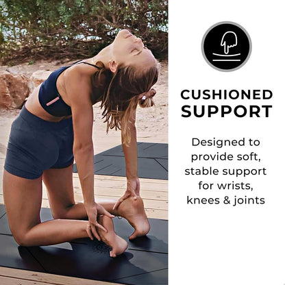 Ultra Grip Pro Yoga Mat – Extreme Non-Slip Grip for Dry & Sweaty Practice, Alignment Lines, Cushioned Support, Extra Wide 72 x 26 in, for Yoga, Pilates & Hot Yoga