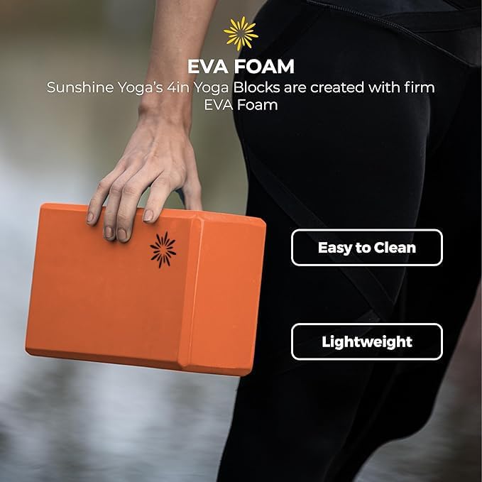 Bulk 4 in Foam Yoga Blocks, 10 Pack
