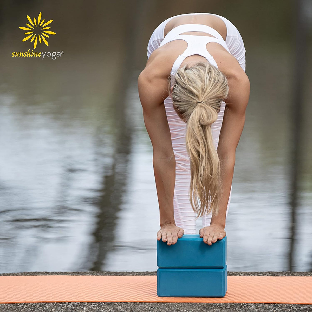 Bulk 4 in Foam Yoga Blocks, 10 Pack
