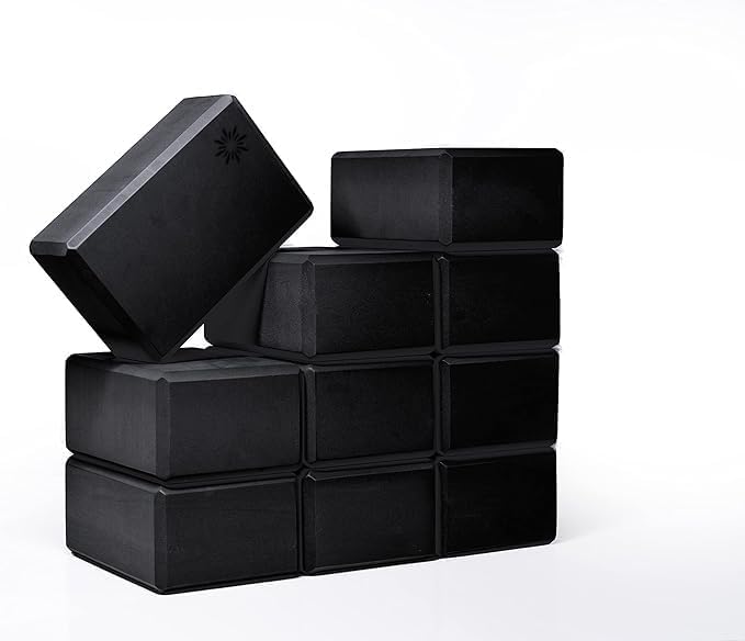 Bulk 4 in Foam Yoga Blocks, 10 Pack