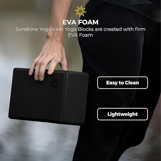 Bulk 4 in Foam Yoga Blocks, 10 Pack