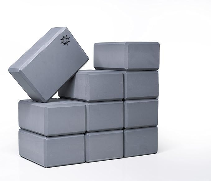 Bulk 4 in Foam Yoga Blocks, 10 Pack