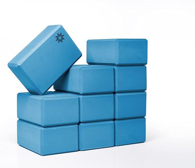 Bulk 4 in Foam Yoga Blocks, 10 Pack