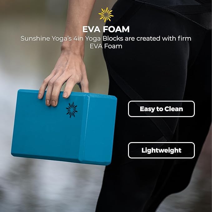 Bulk 4 in Foam Yoga Blocks, 10 Pack