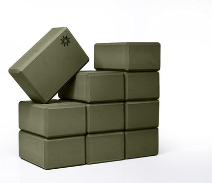 Bulk 4 in Foam Yoga Blocks, 10 Pack
