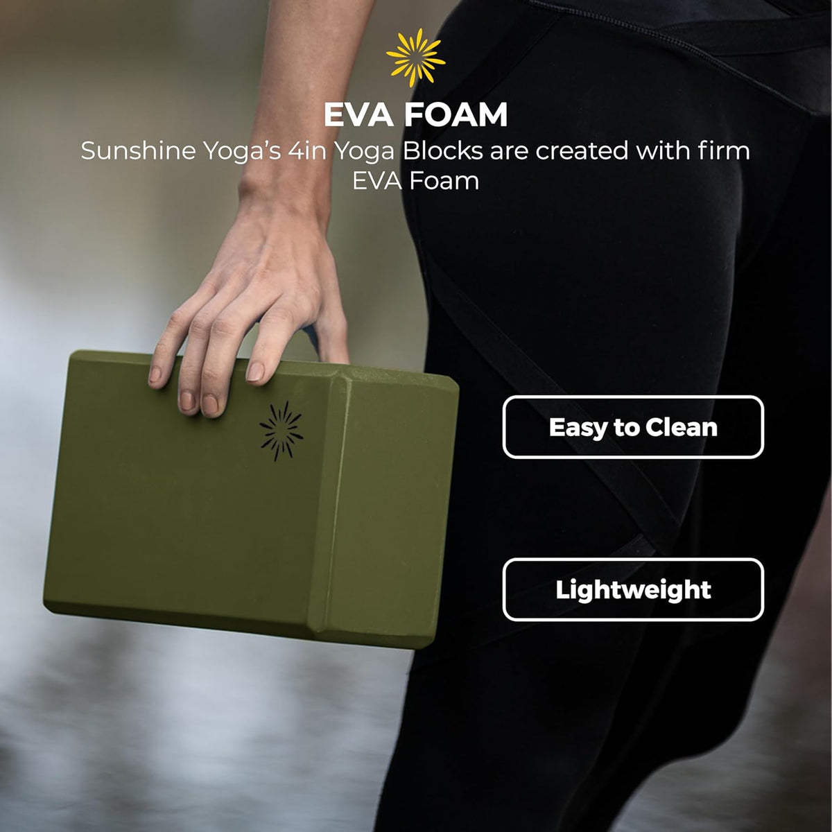 Bulk 4 in Foam Yoga Blocks, 10 Pack