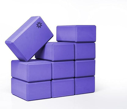 Bulk 4 in Foam Yoga Blocks, 10 Pack