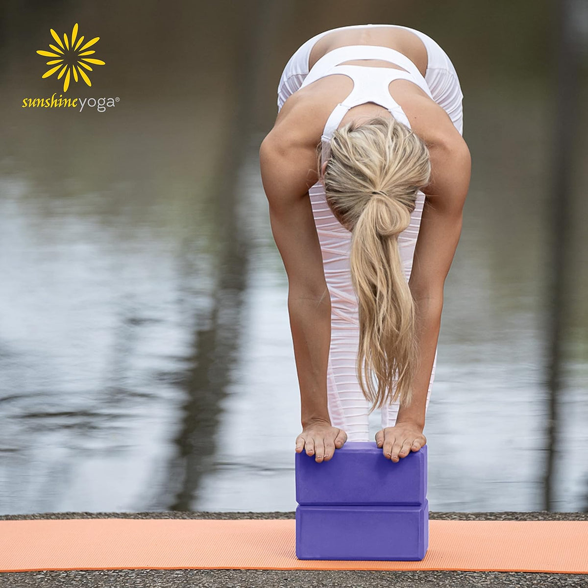 Bulk 4 in Foam Yoga Blocks, 10 Pack