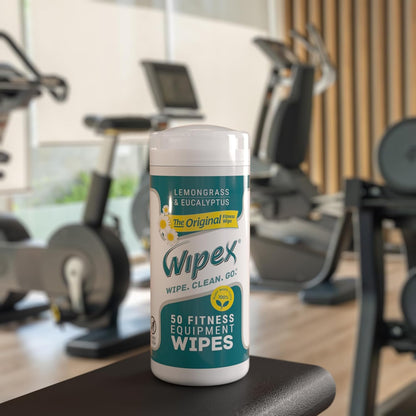 Fitness Equipment Wipes - EWG Verified - 50 Ct Original Natural Plant Based Gym Wipes for Equipment, Clean Surfaces at Home or Gym, Use as a Yoga Mat Cleaner, Lemongrass, Eucalyptus & Vinegar