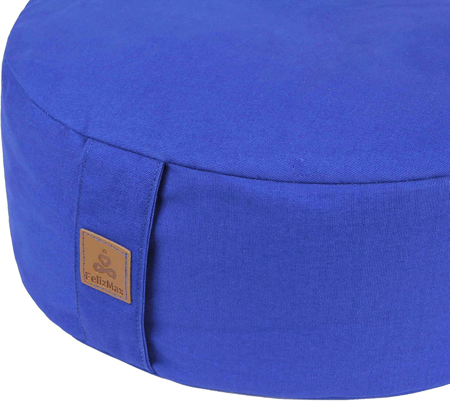 Zafu Buckwheat Meditation Cushion,D=13"/16" H=5.5",Round Zabuton Meditation Pillow,Yoga Bolster Kneeling Pillow Premium Yoga Pillow for Sitting on Floor Zippered Cotton Cover
