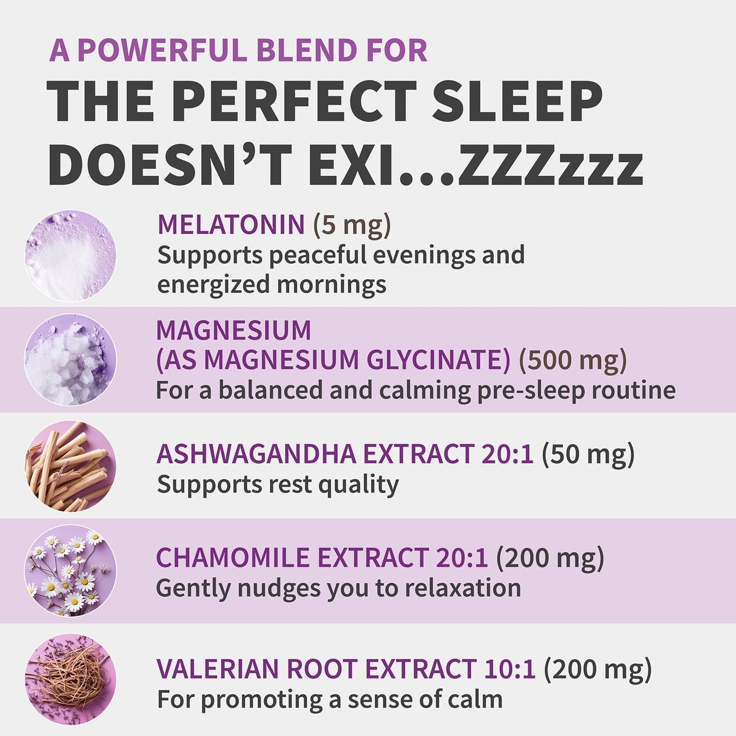 12-in-1 Melatonin 5mg Sleep Capsules with Magnesium, 90ct