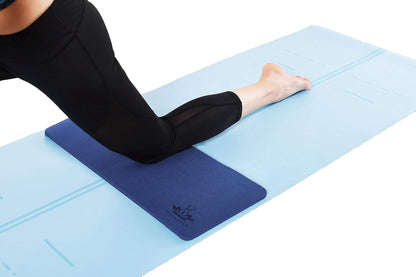 Yoga Knee Pads Cushion Non-Slip Yoga Mat Thick Yoga Accessories for Women Workout Pilates Kneeling Pads for Working out Exercise 26"x10"x0.5"