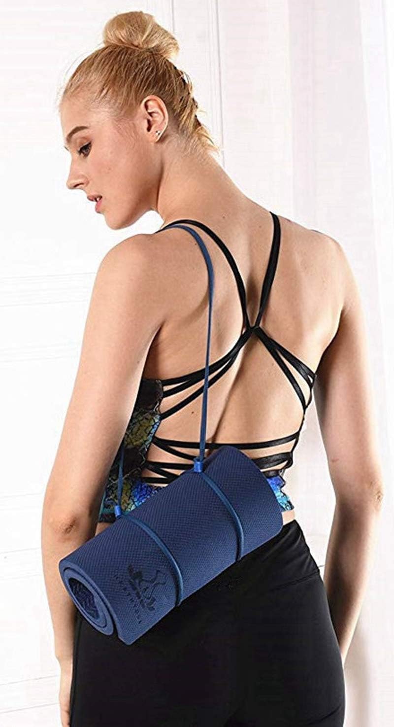 Yoga Knee Pads Cushion Non-Slip Yoga Mat Thick Yoga Accessories for Women Workout Pilates Kneeling Pads for Working out Exercise 26"x10"x0.5"
