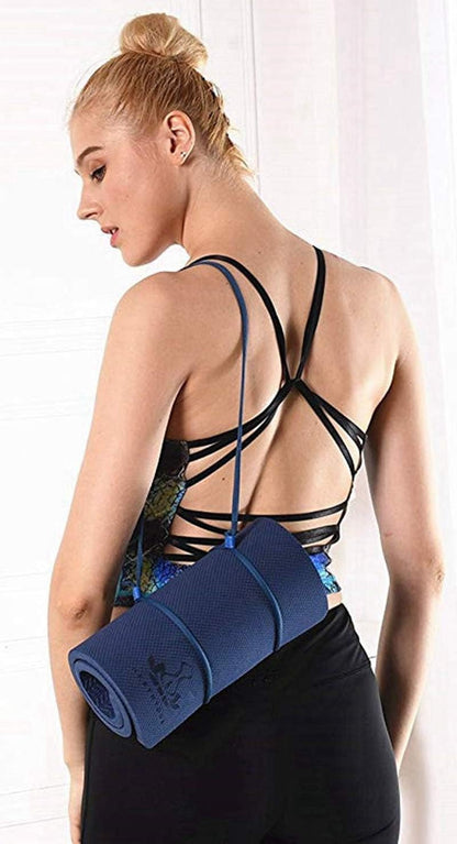 Yoga Knee Pads Cushion Non-Slip Yoga Mat Thick Yoga Accessories for Women Workout Pilates Kneeling Pads for Working out Exercise 26"x10"x0.5"