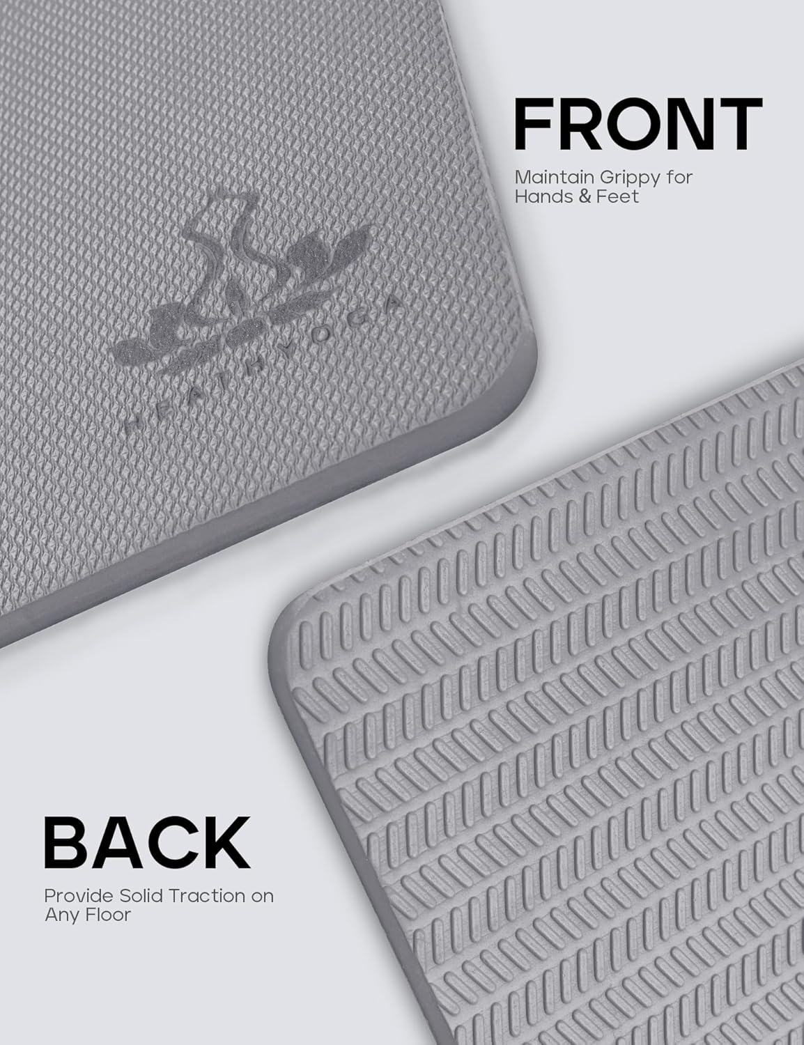 Yoga Knee Pads Cushion Non-Slip Yoga Mat Thick Yoga Accessories for Women Workout Pilates Kneeling Pads for Working out Exercise 26"x10"x0.5"