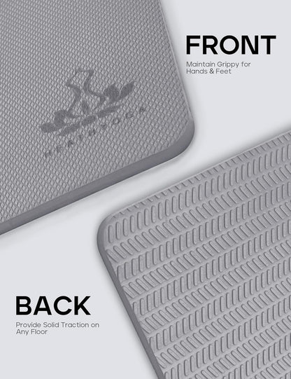 Yoga Knee Pads Cushion Non-Slip Yoga Mat Thick Yoga Accessories for Women Workout Pilates Kneeling Pads for Working out Exercise 26"x10"x0.5"