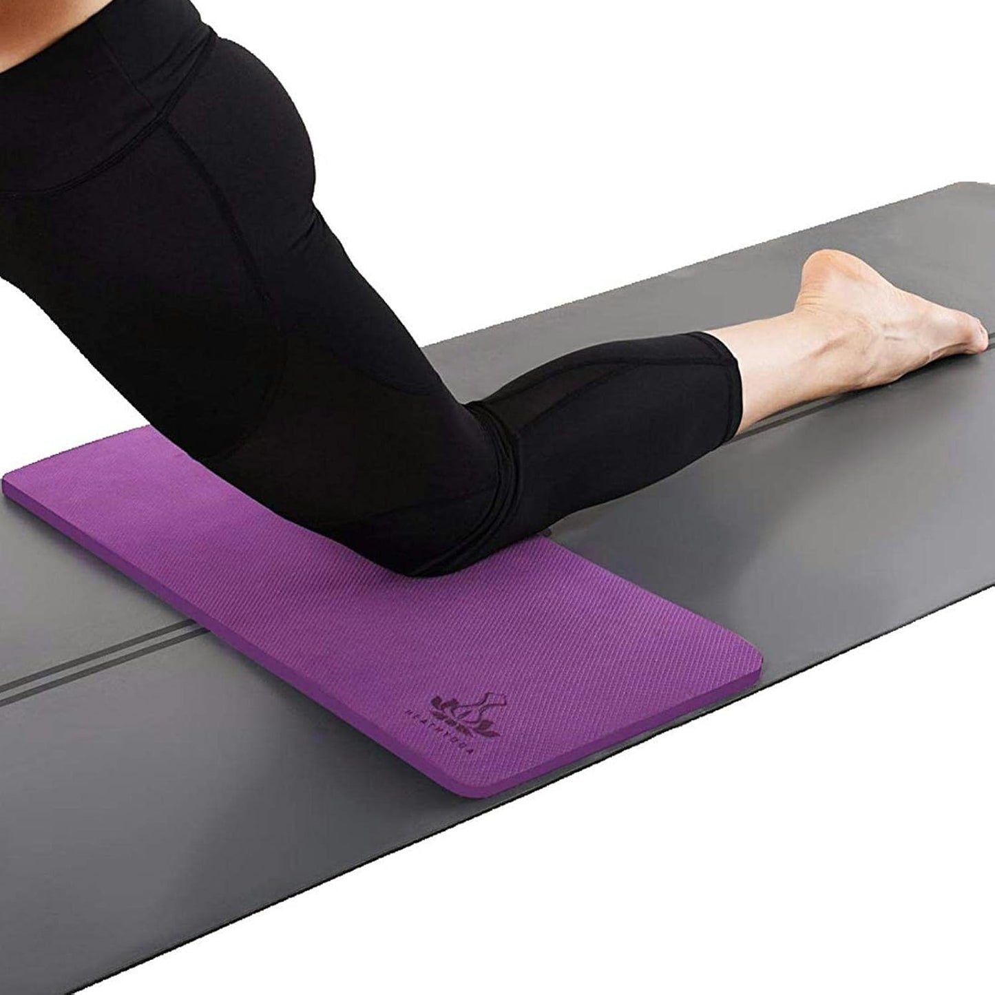 Yoga Knee Pads Cushion Non-Slip Yoga Mat Thick Yoga Accessories for Women Workout Pilates Kneeling Pads for Working out Exercise 26"x10"x0.5"