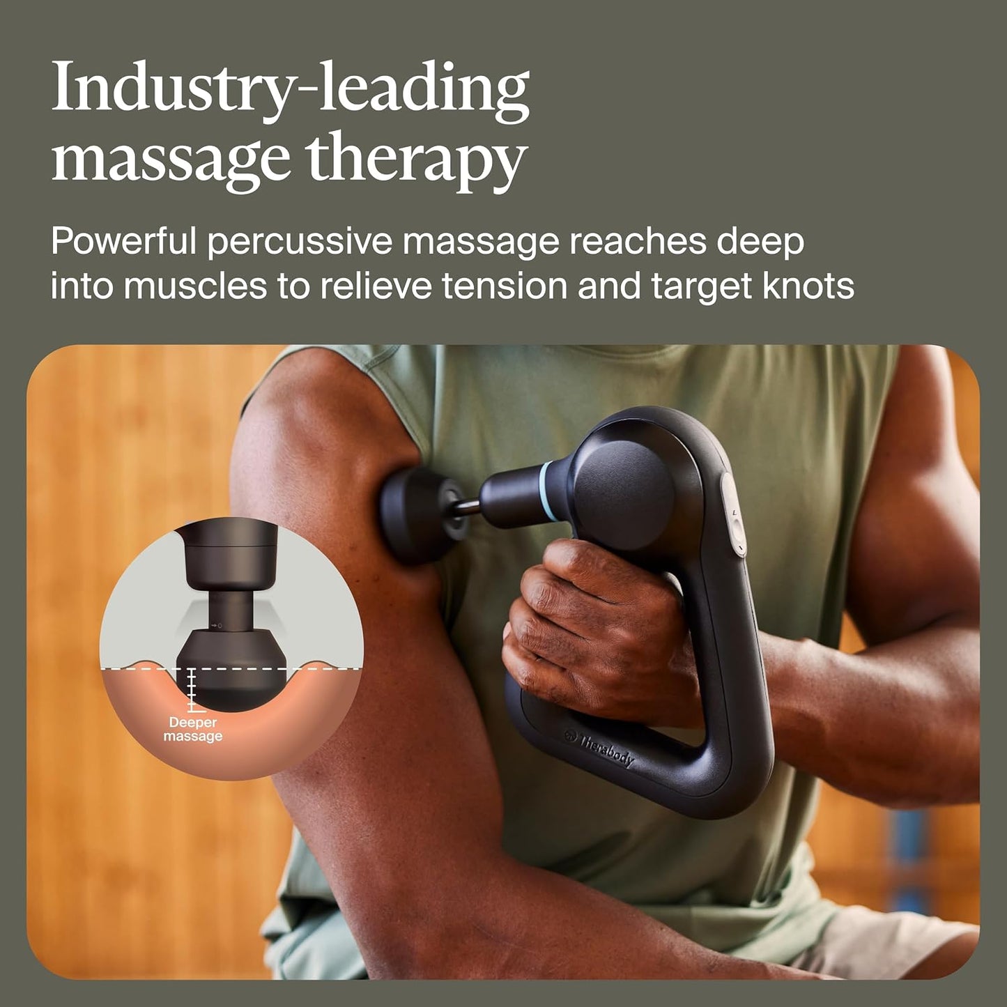 Therabody Prime 6th Gen Deep Tissue Massage Gun | Black