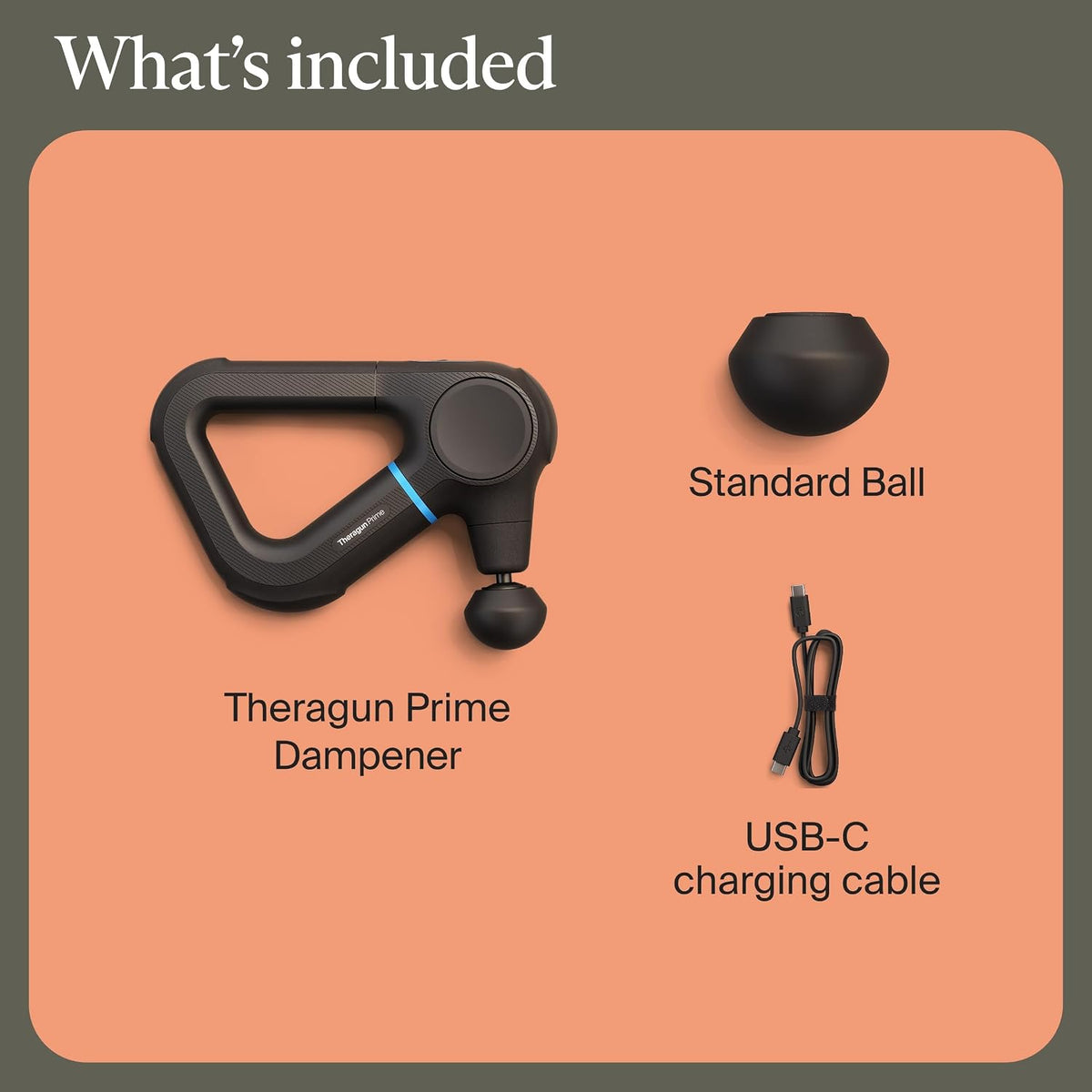 Therabody Prime 6th Gen Deep Tissue Massage Gun | Black